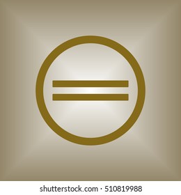 Sign equally   icon.