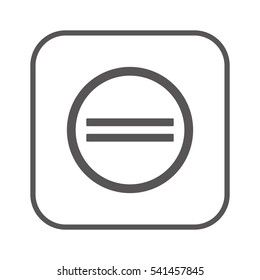 Sign equally   icon.