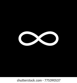 The sign of eternity icon vector