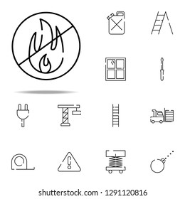 sign explosive icon. construction icons universal set for web and mobile