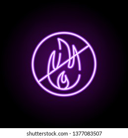 sign explosive neon icon. Elements of construction set. Simple icon for websites, web design, mobile app, info graphics
