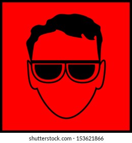 sign of eye protection