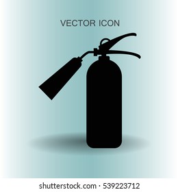 sign fire extinguisher icon vector illustration