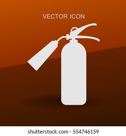 sign fire extinguisher icon vector illustration