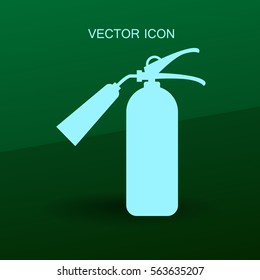 sign fire extinguisher icon vector illustration