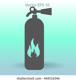 sign fire extinguisher used for other purposes vector icon