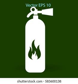 sign fire extinguisher used for other purposes vector icon