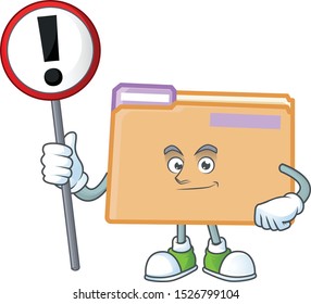 With sign folder for saving a file document