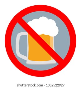 sign forbidden alcohol
