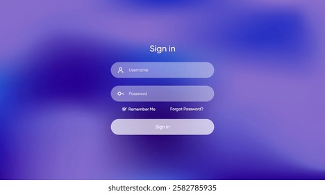 Sign Up and Sign In forms. Registration and login forms page. Professional and User-friendly web and UI UX design elements. Modern Sign in and Register page. Username, email and password.