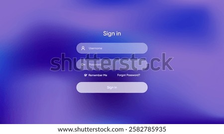 Sign Up and Sign In forms. Registration and login forms page. Professional and User-friendly web and UI UX design elements. Modern Sign in and Register page. Username, email and password.