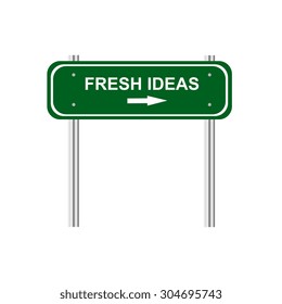 Sign fresh ideas