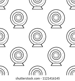 sign in the game magic ball icon. Element of Game icons for mobile concept and web apps. Pattern repeat seamless sign in the game magic ball icon can be used for web and mobile on white background
