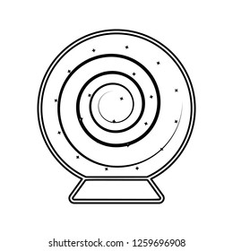 sign in the game magic ball icon. Element of Game for mobile concept and web apps icon. Thin line icon for website design and development, app development
