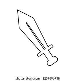 sign in the game weapon icon. Element of Game for mobile concept and web apps icon. Thin line icon for website design and development, app development
