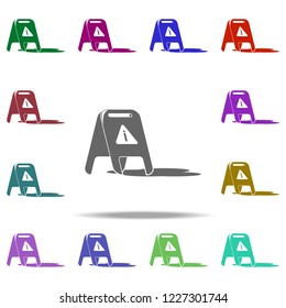 the sign is gently wet icon. Elements of Cleaners in multi color style icons. Simple icon for websites, web design, mobile app, info graphics