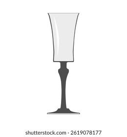Sign of glass of wine isolated on white background. Vector illustration.