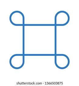 sign glyph double color