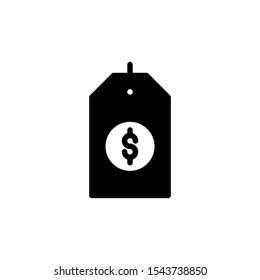 sign glyph icon black and white