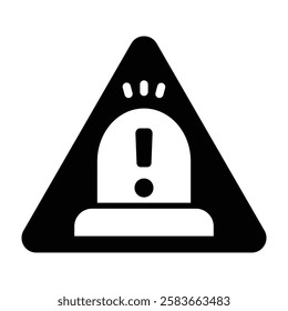 Sign Glyph Icon Vector Design