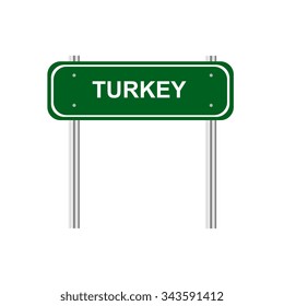 Sign green Turkey