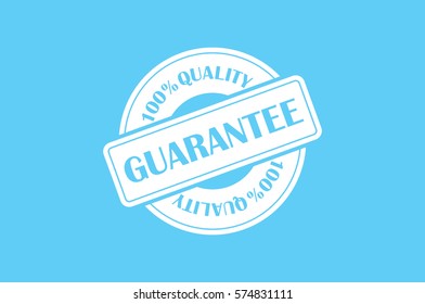 Sign guarantee vector illustration eps10. Sticker 100 percent quality 
