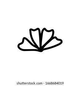 Sign hand drawn herbal Twig leaves. Floral sprig. Spring flower, buttons, blade, bush isolated on white background. Doodle outline vector illustration for wedding design,logo,  greeting card.