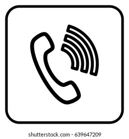 The sign of the handset.