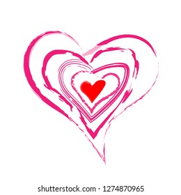 Sign Hearts Valentine - Vector