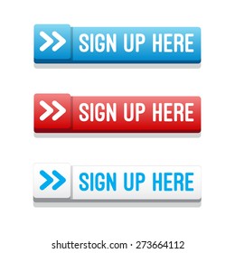 Sign Up Here Buttons