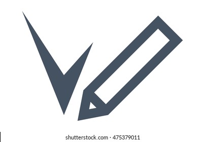 Sign Here Vector Icon Isolated. Put Your Signature