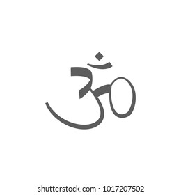 sign of Hinduism icon. Elements of religious signs icon for concept and web apps. Illustration  icon for website design and development, app development. Premium icon on white background