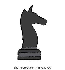 sign horse of chess piece game strategy