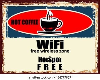 sign, hot spot, 