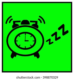 Sign / Icon: alarm clock