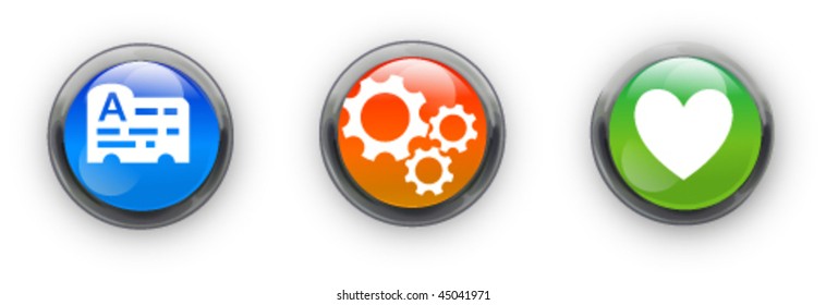 sign icon button