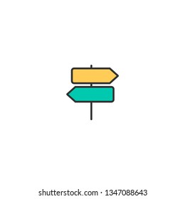 Sign icon design. Essential icon vector illustration