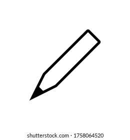 sign up icon, edit icon, pencil vector symbol illustration line. design template vector