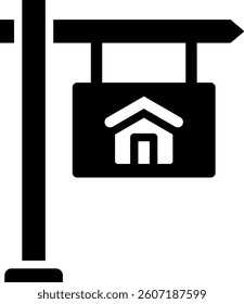 Sign Icon Glyph Vector Illustration