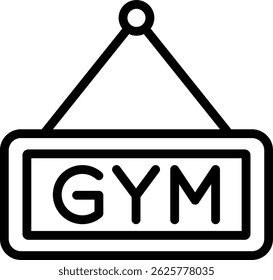 sign icon illustration design with outline, this is not made from any AI generation