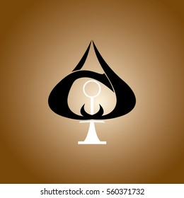 sign icon logo science set