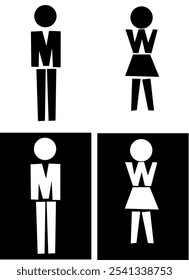 Sign icon male and female symbol. Man and woman icon set.