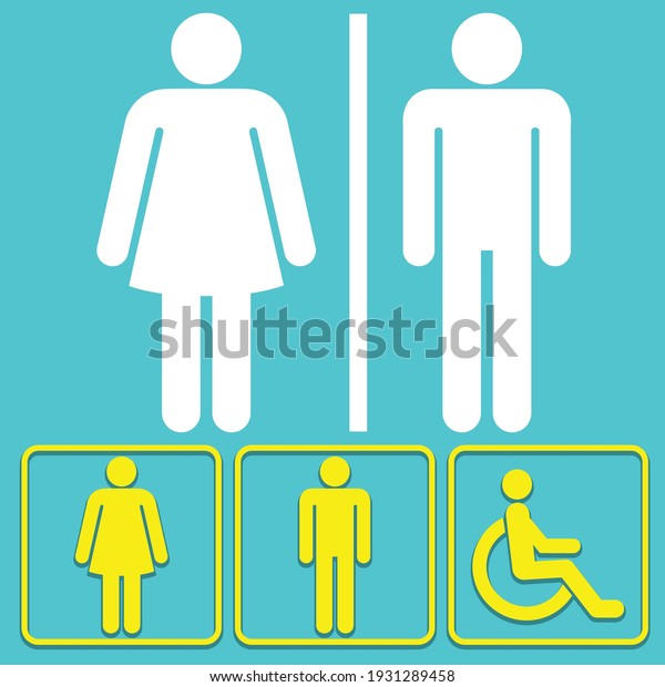 トイレマーク のイラスト素材 画像 ベクター画像 Shutterstock