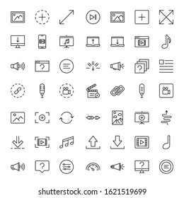 Sign icon set. Collection of high quality outline web pictograms in modern flat style. Black sign symbol for web design and mobile app on white background. Line logo EPS10