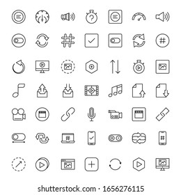Sign icon set. Collection of high quality outline web pictograms in modern flat style. Black Sign symbol for web design and mobile app on white background. Line logo EPS10