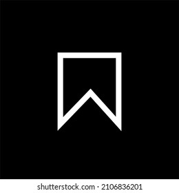 Unterschreiben Sie Symbol, einfache Vektorgrafik einzeln auf schwarzem Hintergrund.