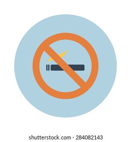 Sign, icon smokes smoking, no smoking, sigreta. Vector