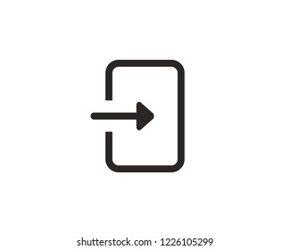 Sign in icon symbol