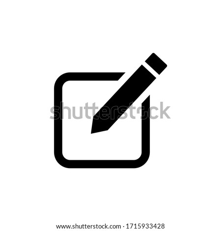 Sign up icon vector. Edit, compose icon symbol