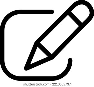 Sign up Icon vector. Edit icon vector. Pencil icon..eps
